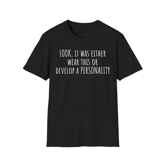 Pithy T-Shirt Line: Personality