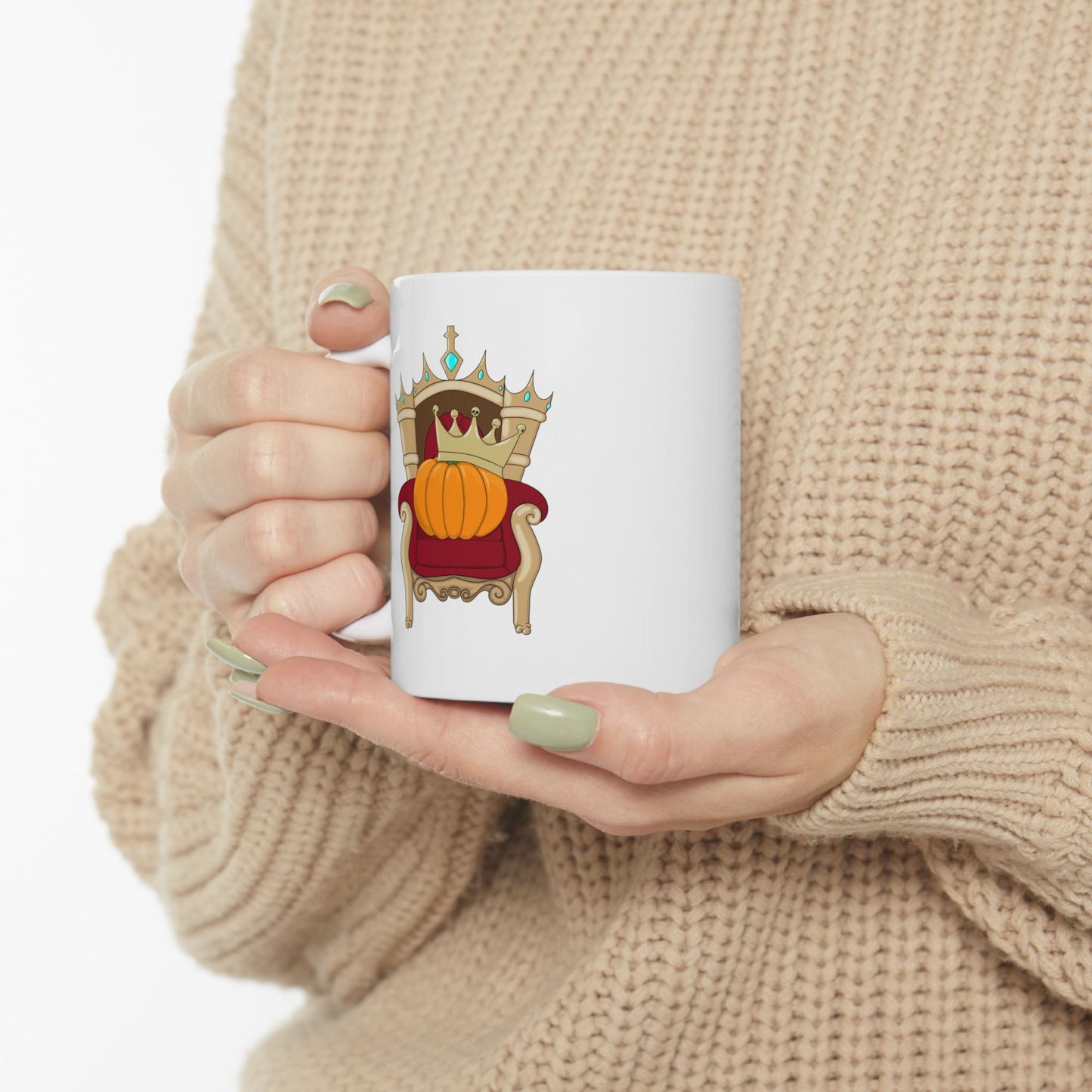 Pumpkin King Ceramic Mug, (11oz, 15oz)