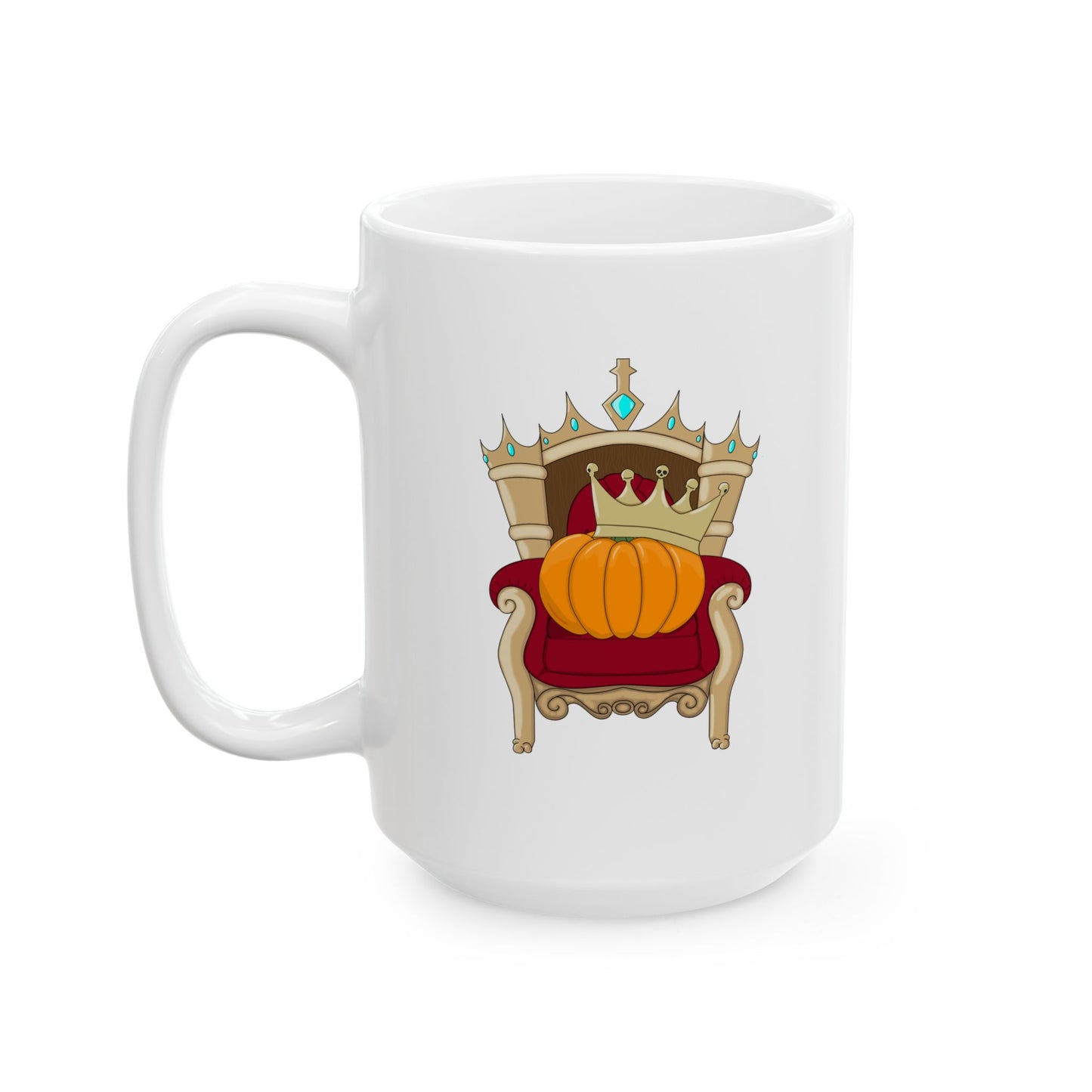 Pumpkin King Ceramic Mug, (11oz, 15oz)