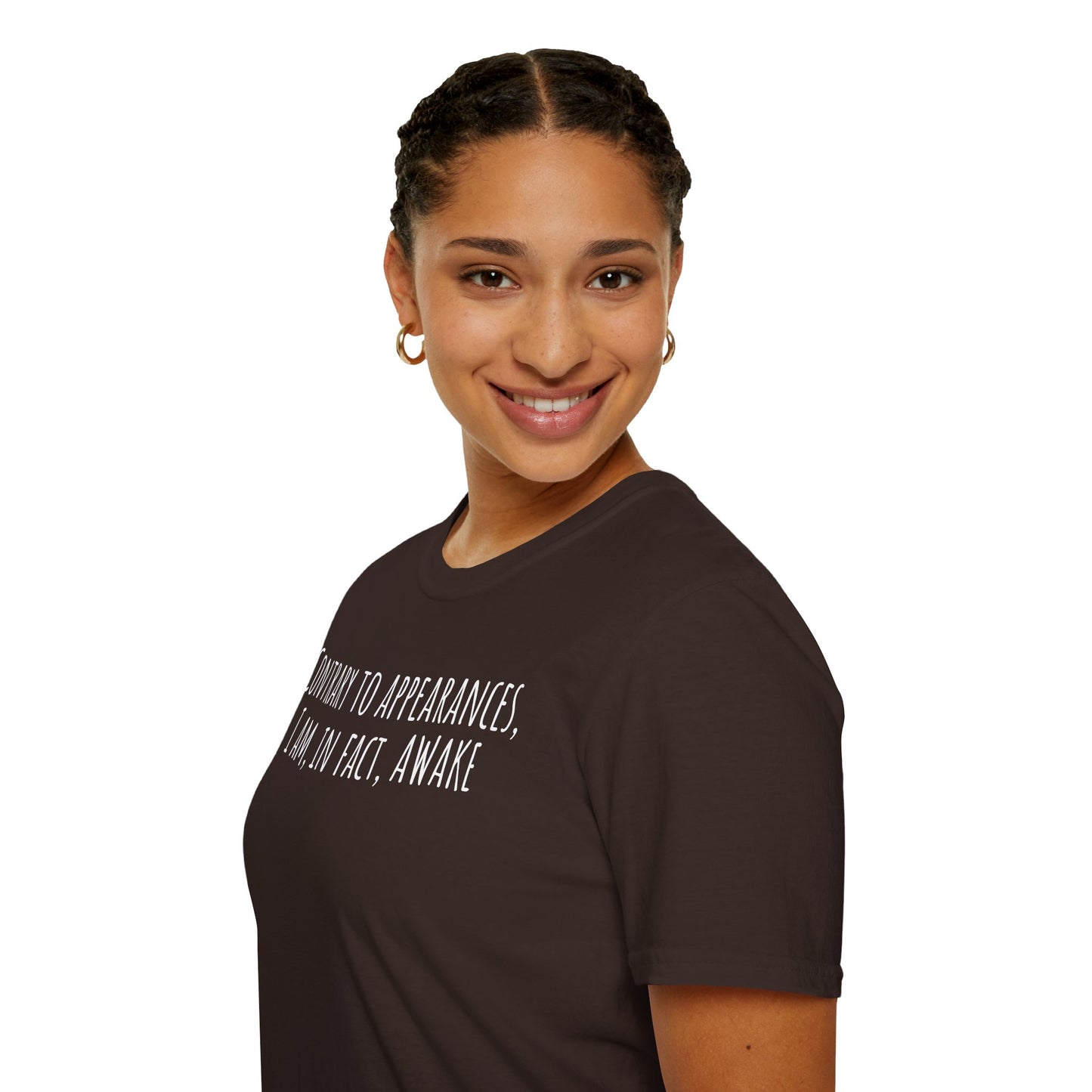 Pithy T-Shirt Line: Awake
