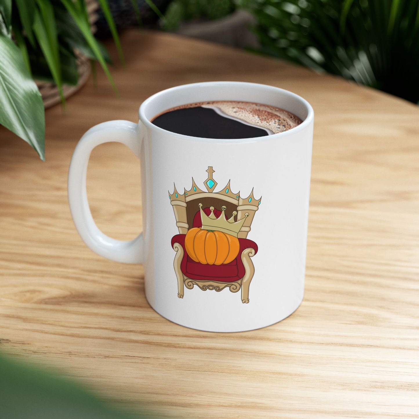 Pumpkin King Ceramic Mug, (11oz, 15oz)