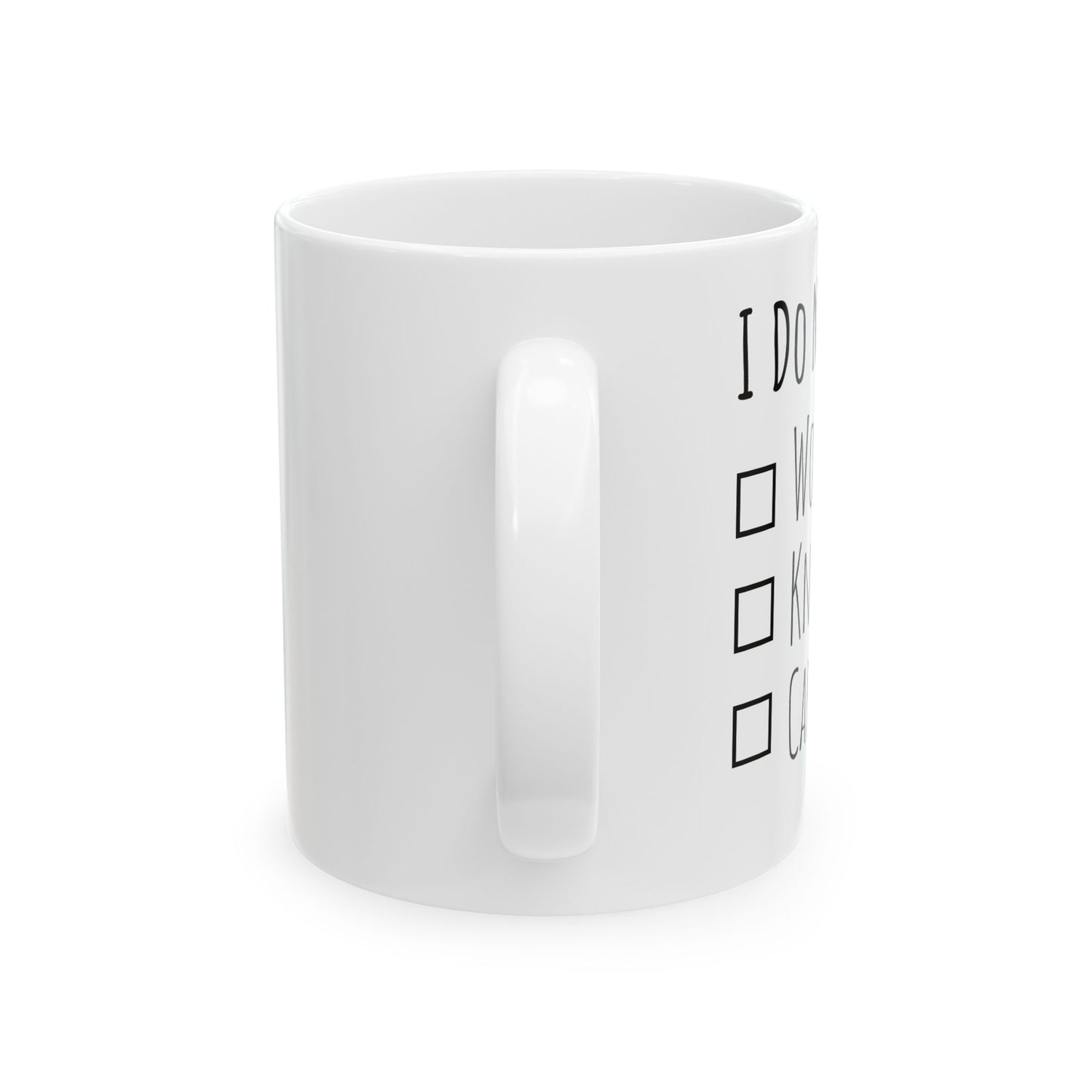 Pick One Ceramic Mug, (11oz, 15oz)