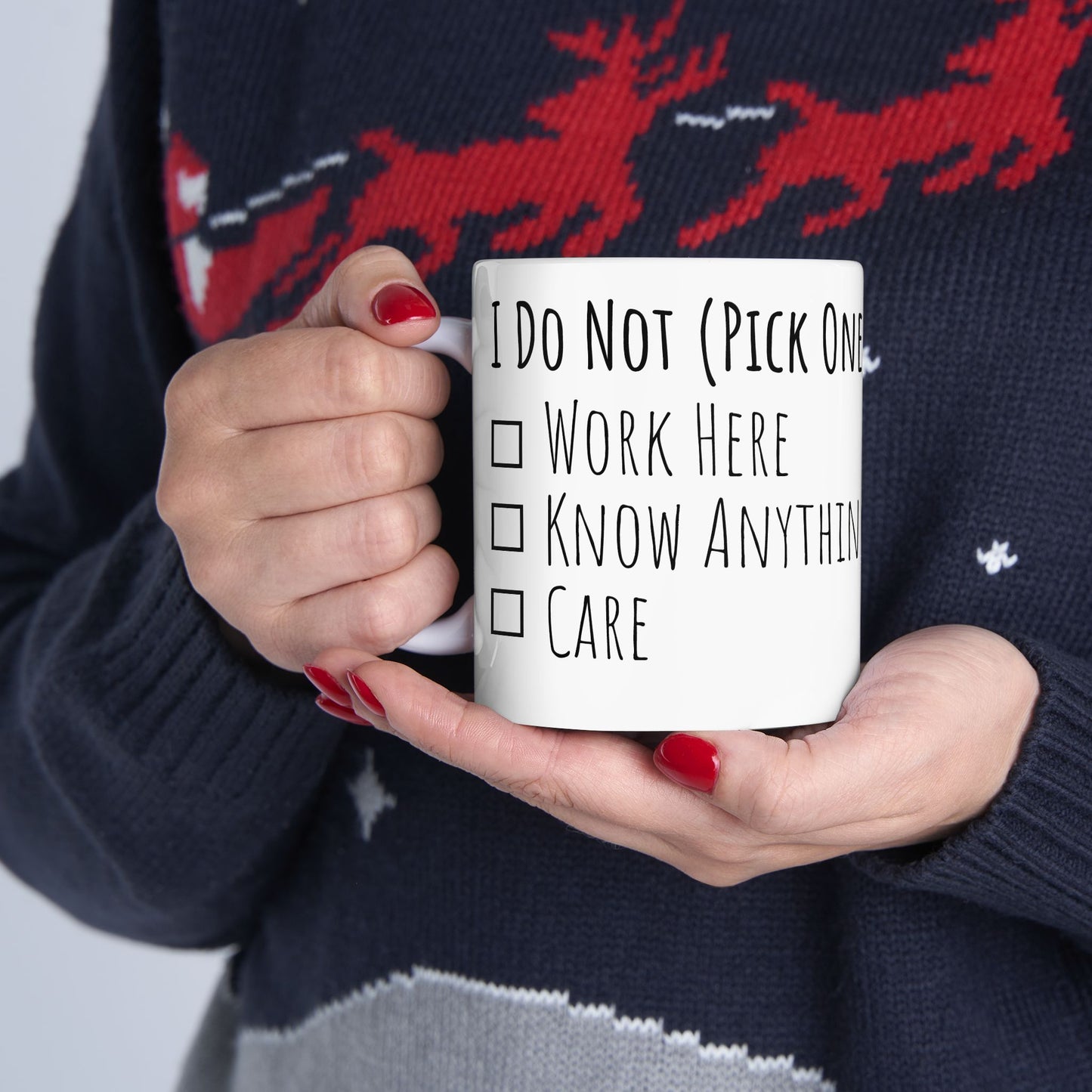 Pick One Ceramic Mug, (11oz, 15oz)