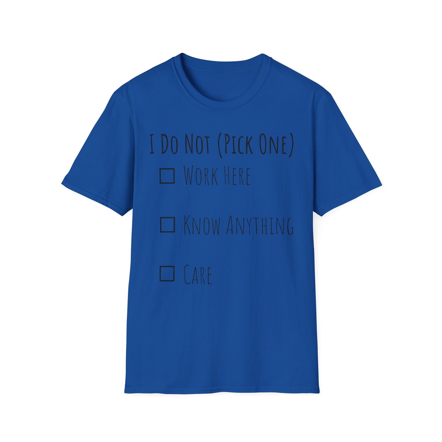 Pick One Unisex Softstyle T-Shirt