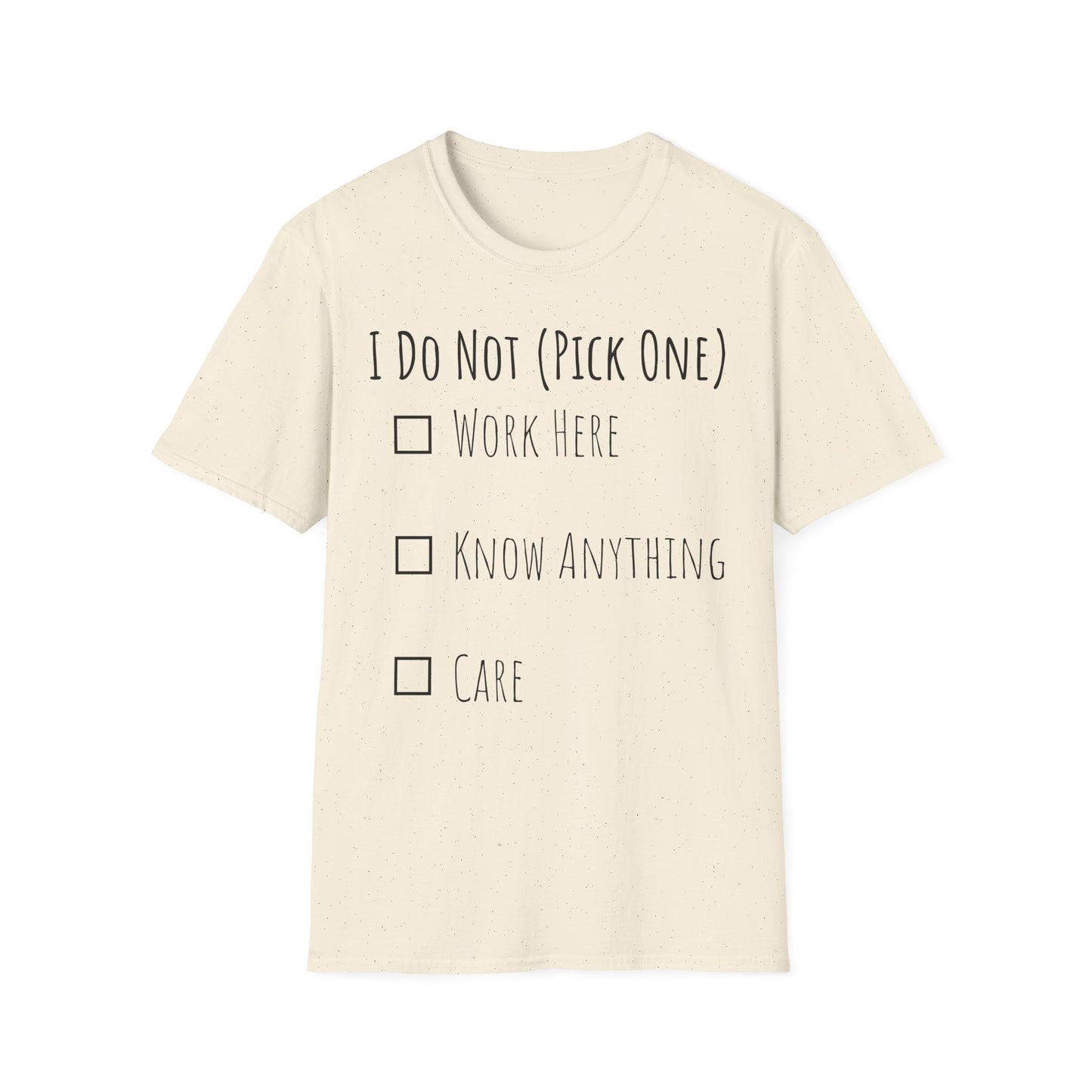 Pick One Unisex Softstyle T-Shirt